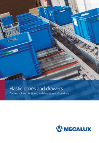 Plastikinės dėžės ir stalčiai