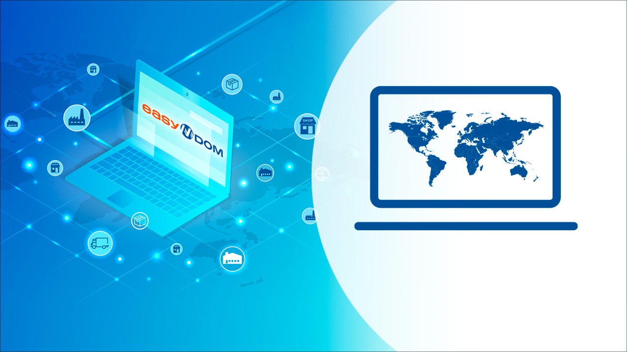 Easy DOM. Programinė įranga, sukurta sklandžiai integruoti tiekimo grandinę