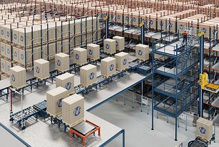 Naudojant 4-Way Pallet Shuttle sprendimus greičiau tvarkomi kroviniai sandėliuose, kuriuose atsargų kaita didelė