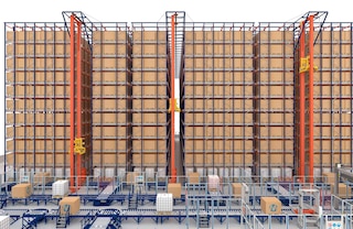 Automatinė Pallet shuttle sistema suderinama su sandėliavimo sistemomis su aukštomis lentynomis