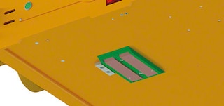 Jungtys naudojamos Shuttle vežimėliui įkrauti automatiškai