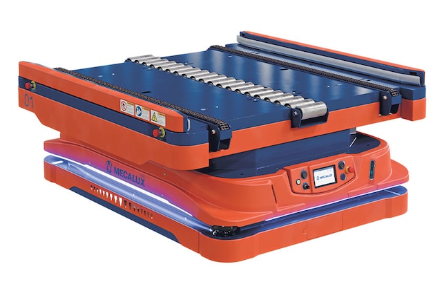 Autonomiški mobilieji robotai savarankiškai transportuoja krovinius tarp dviejų punktų