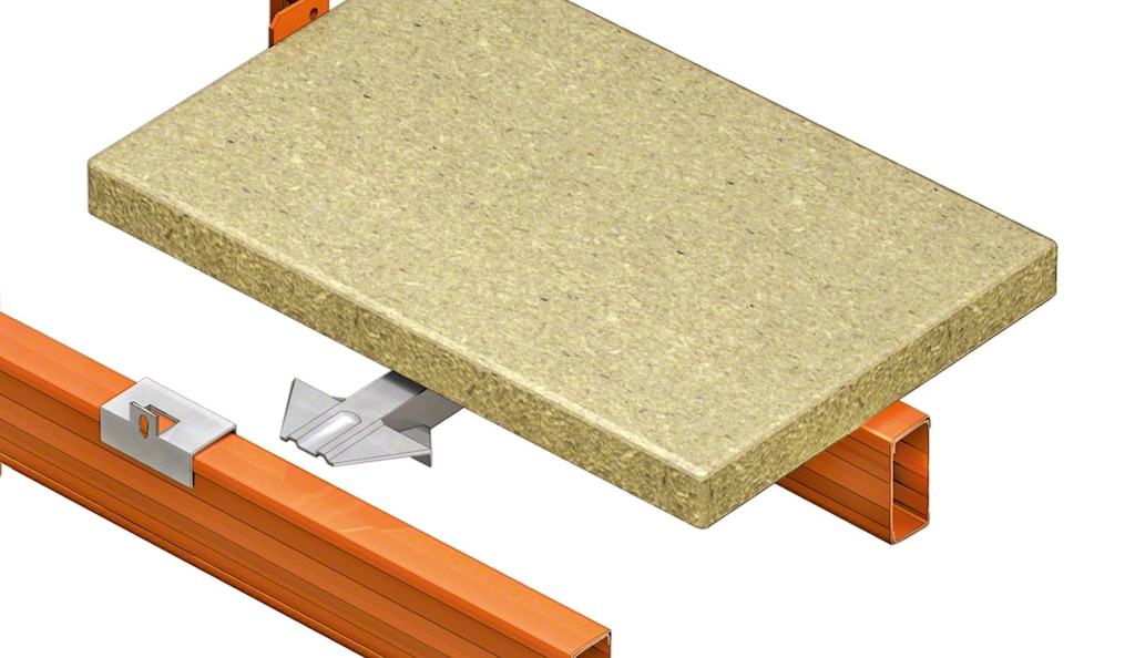 Medienos drožlių plokščių lentynos optimaliai tinka visų tipų kroviniams