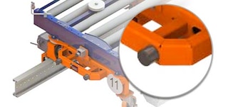 Buferiai sušvelnina jėgą, sukuriamą kontakto su kitu vežimėliu atveju