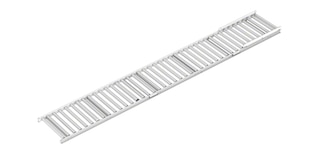 Ritinėliais padėklai sklandžiai slenka per stelažus