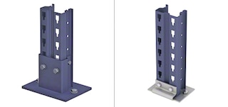 Įvažiuojamųjų stelažų statramsčio padas