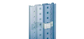 Rėmo jungtys sujungia dvi lentynų sekcijas lengviems kroviniams (M3)