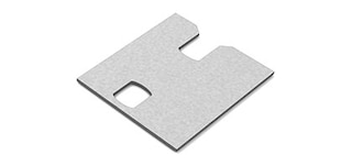 Paletinių stelažų lyginamasis pleištas