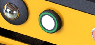 Padėklų detektoriai nustato paskutinio kanale padėto padėklo padėtį