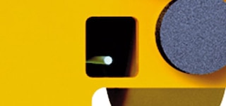 Shuttle vežimėlio kanalo galo jutikliai