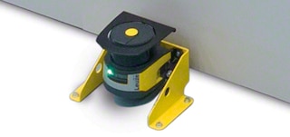 Rotoscan sulėtina rinkimo roboto greitį, kai aptinka operatorius, esantį arti