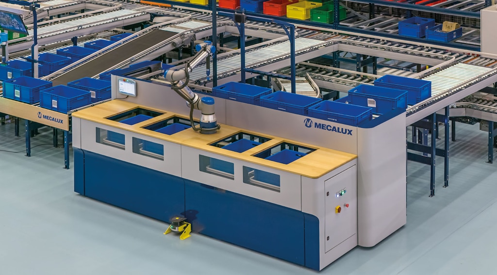 Produktų komplektavimo robotai