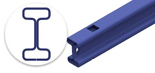 Įstumiamų stelažų (push-back) bėgiai leidžia vežimėliams judėti