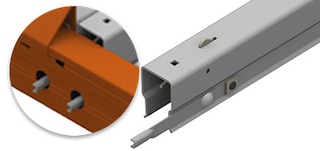 Vežimėlio užpildymo indikatoriai rodo, ar kanale yra laisvų vietų