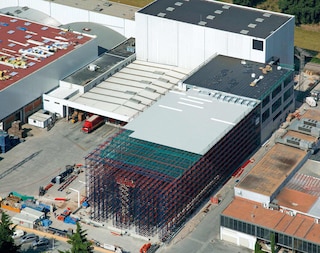 Sandėliuose iš stelažinių laikančiųjų konstrukcijų maksimaliai išnaudojamas esamas plotas